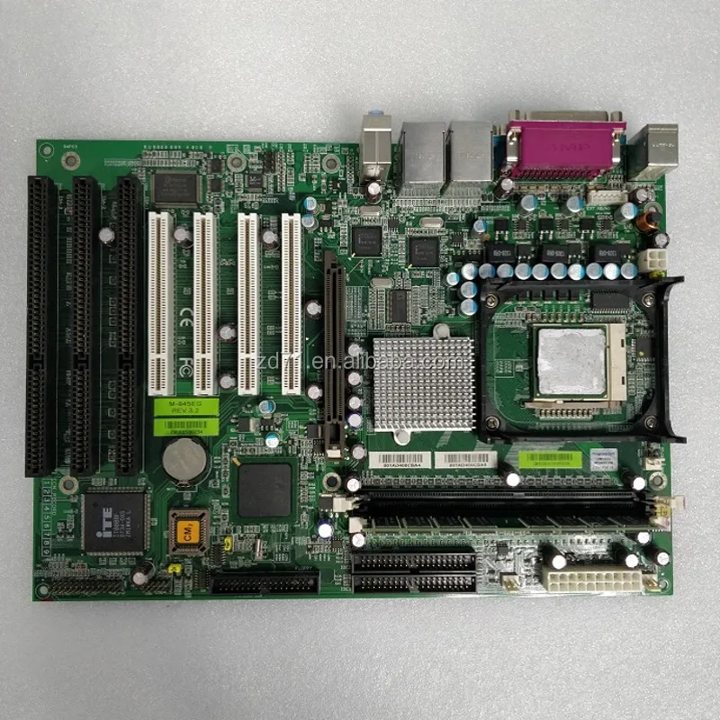 M-845EG REV: 3 2 Промышленная материнская плата 4 * PCI ISA хорошо протестированы рабочих