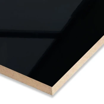 Negro Brillante Para Tablero De Mdf Para Muebles De Espejo Negro Efecto