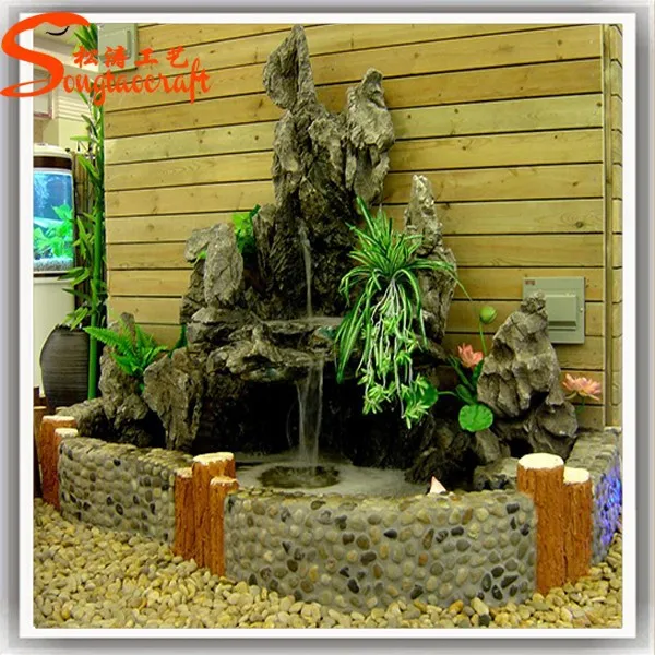 Pesta Pernikahan Dekorasi Resin Air Mancur Batu Palsu Dinding Taman Air Terjun Kecil Air Mancur Air Mancur Indoor Buy Wall Waterfall Fountains Garden Small Stone Water Fountain Resin Fountains Fake Stone Walls Product