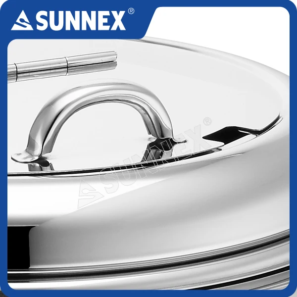 Electric Soup Warmer Stainless Steel Cover & Water Jacket With Ladle -  Sunnex Products Ltd.