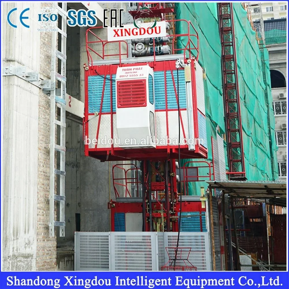 Waterproofing Hoist Carry Material Concrete Block Used Building Lift
