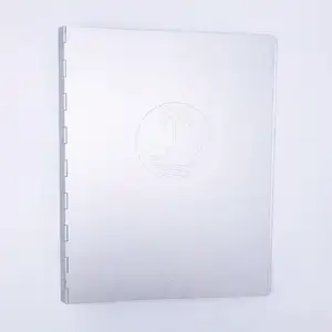 Custom Logo A4 Size Metal Aluminium File Folders with 2/3/4 Hole Ring Binder Hot Sale Office Stationery