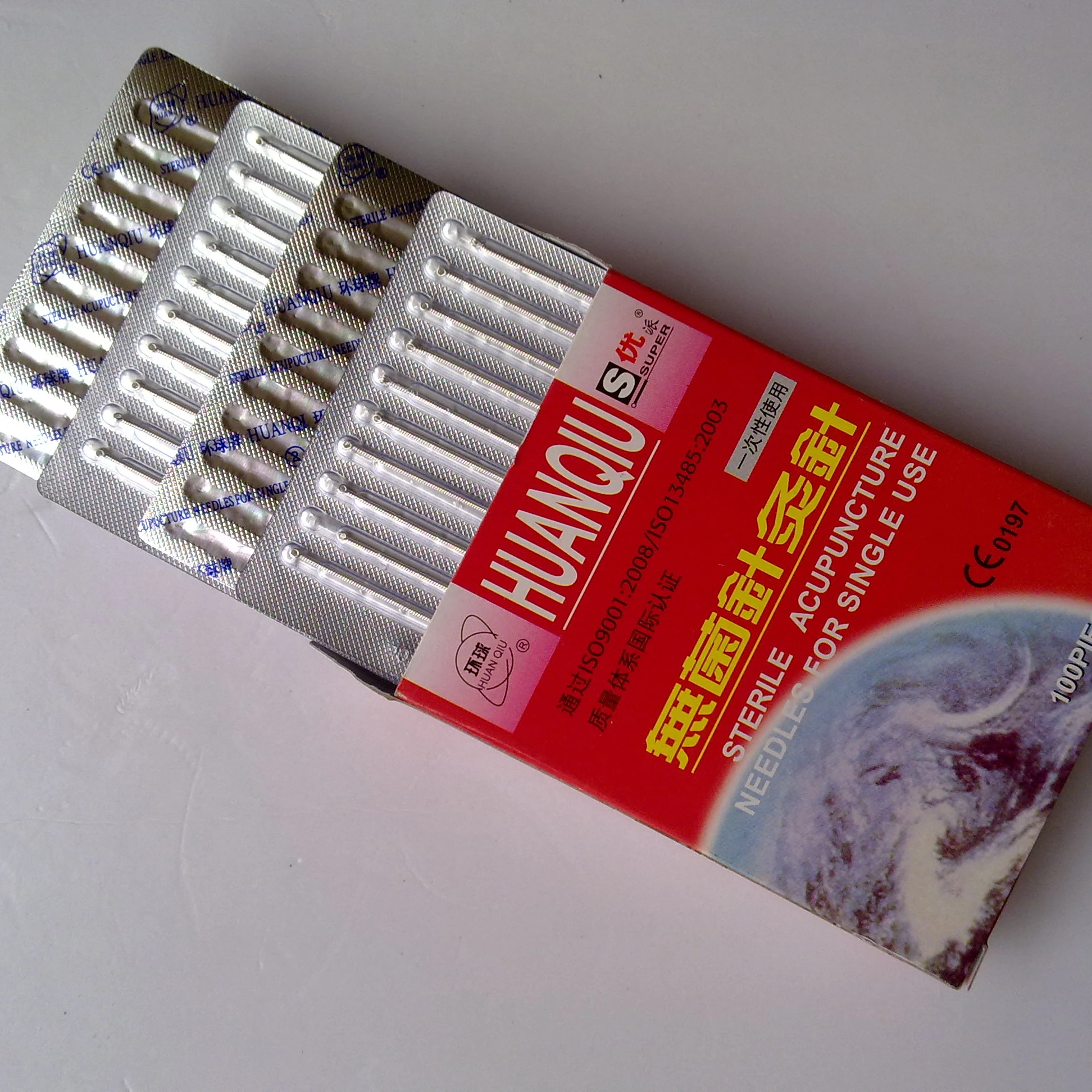 
Одноразовая акупунктурная игла Huanqiu 