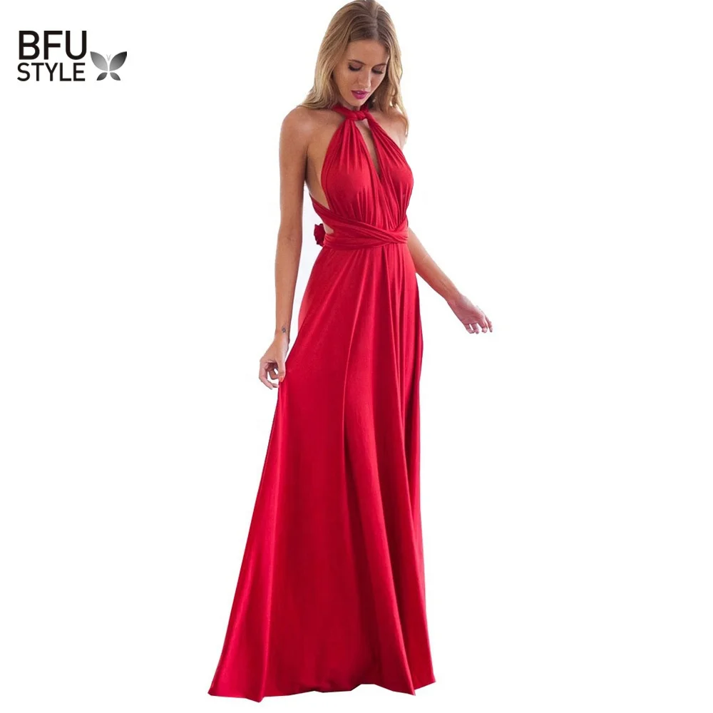 robe maxi rouge