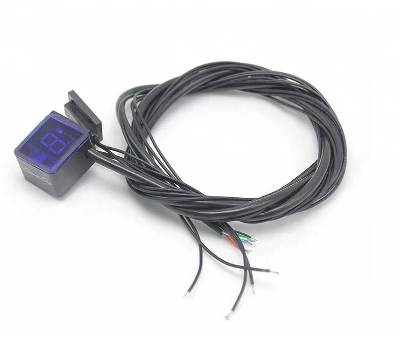 Motorcycle Gear Indicator Motorcycle Universal Shift Lever Sensor Gear Display Digital LED Indicator