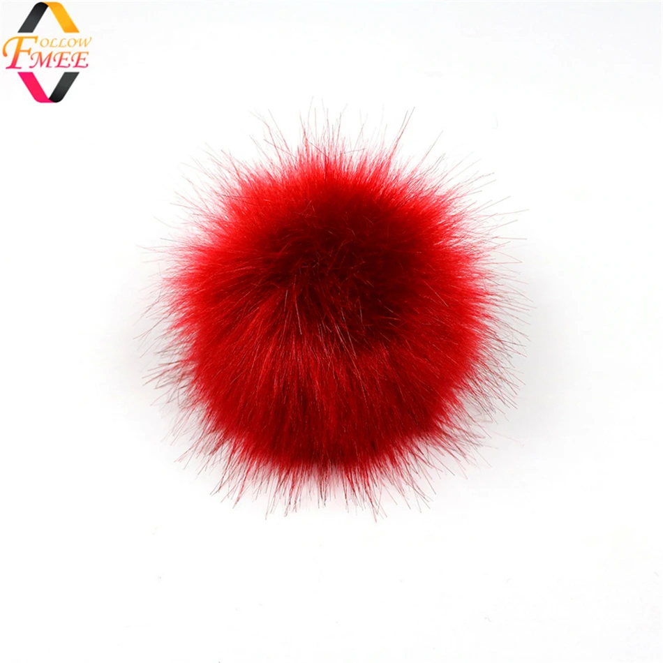 Shop 2024 Multicolor Rex Rabbit Fur Pompons for Beanie Hats display picture 2