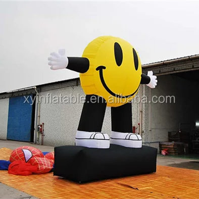 Hot Sale Custom Printed Face Inflatable Doll for Advertisement Decoration