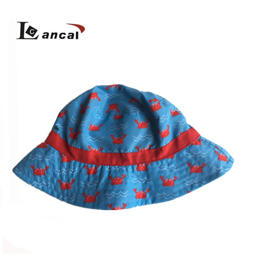面白いカニプリントリバーシブルコットンフィッシャーマン帽子子供 赤ちゃんのためのバケツ帽子 Buy バケツの帽子 カスタムバケツ帽子 子供バケツ帽子 Product On Alibaba Com