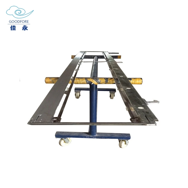 Textile Machinery Parts Heald Frame Rod Weaving Loom Heald Frame Loom Stainless Steel Strip Loom Parts Heald Frame