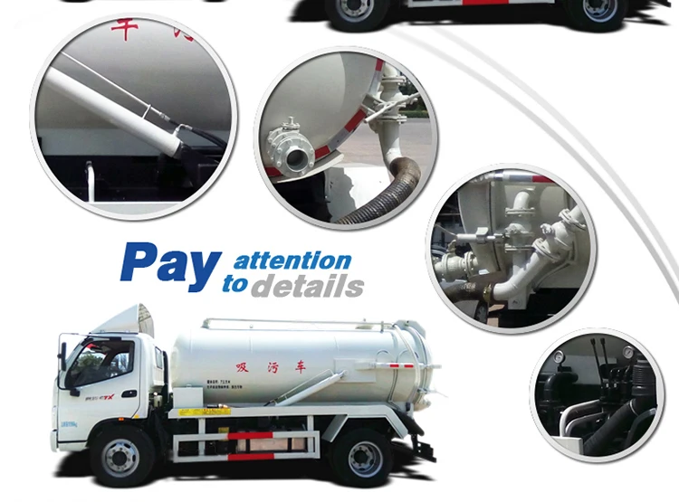 
Foton 4x2, высокое давление, комбинированный всасывающий и струйный очиститель сточных вод, грузовик, вакуумная мойка, грузовик для продажи 