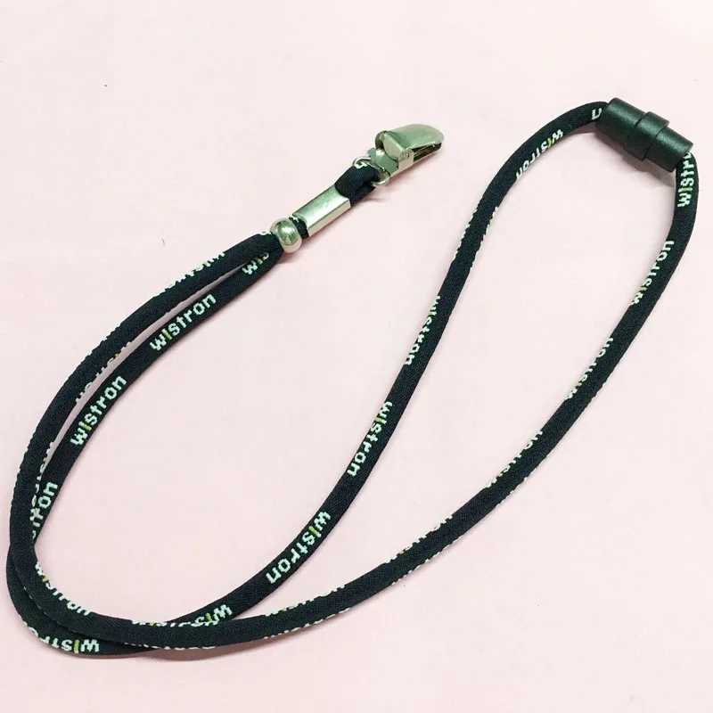 Fast Delivery Id Card Holder Adjustable Button Neck Rope Lanyard With