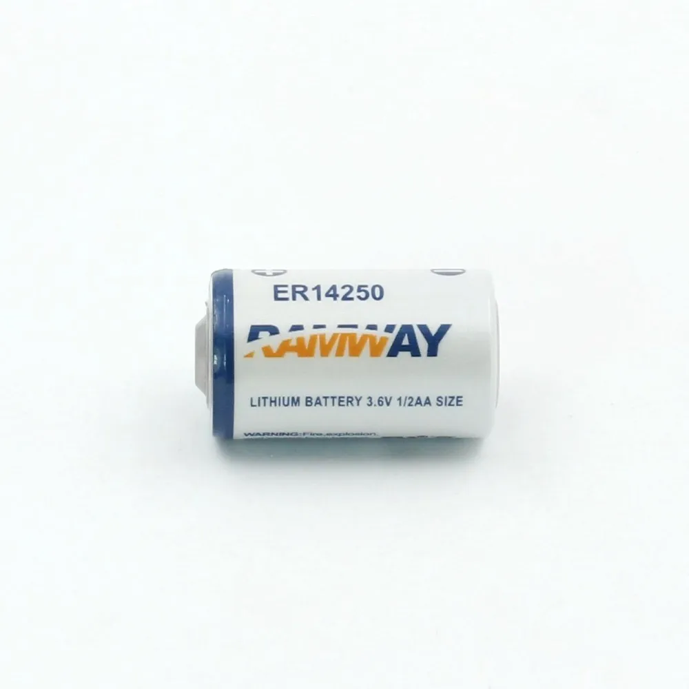 High capacity type ER14250 1/2AA 3.6V 1200mAh disposable Lithium battery for smart home, GPS tracking, electronic tags