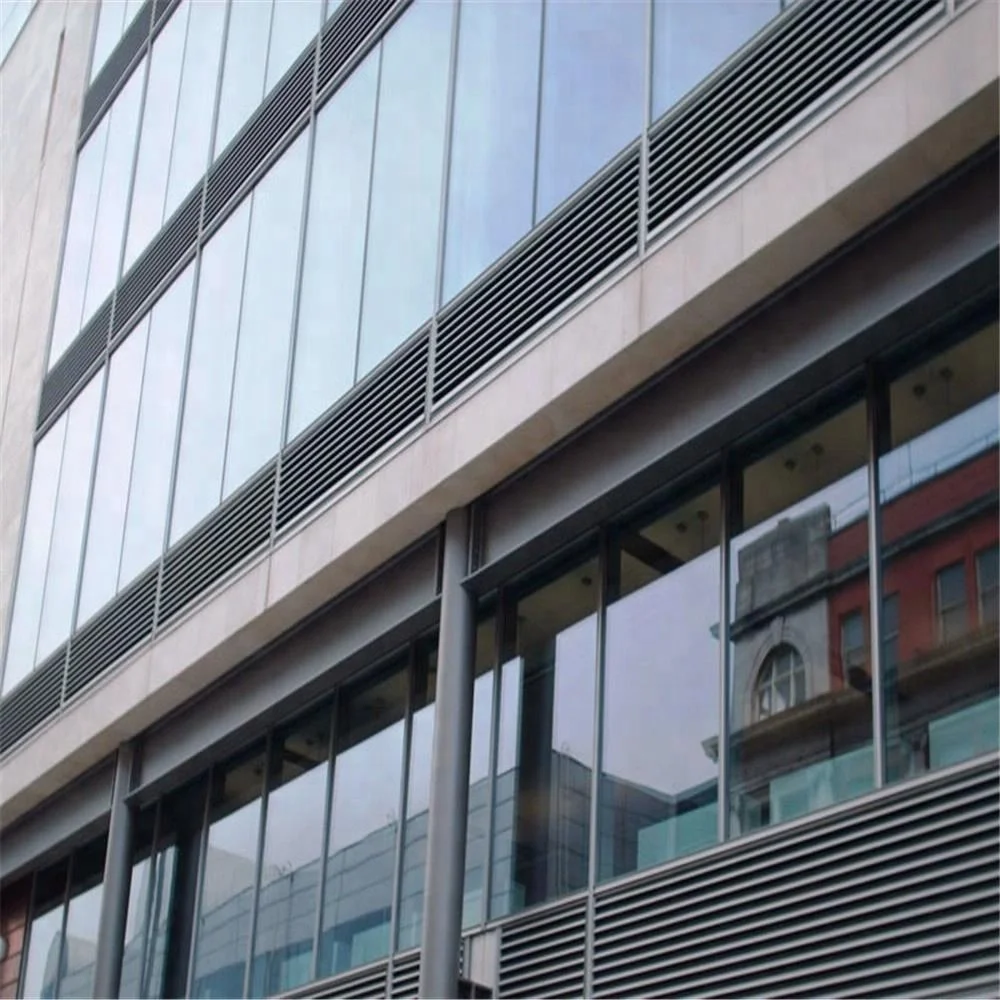 2021 Exterior Wall Cladding System Glass Panel Glass	aluminum Glazing Curtain Wall Glass Profile Design System Fixing Bracket