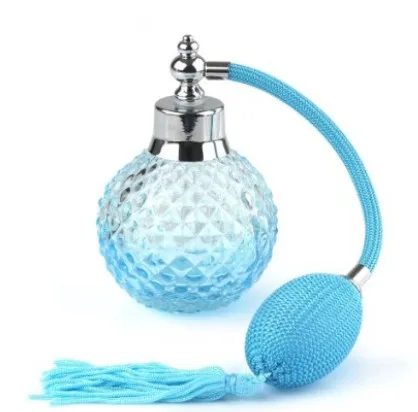 Empty Perfumes Atomizer Glass Bottle with Powder Bulb Atomizer