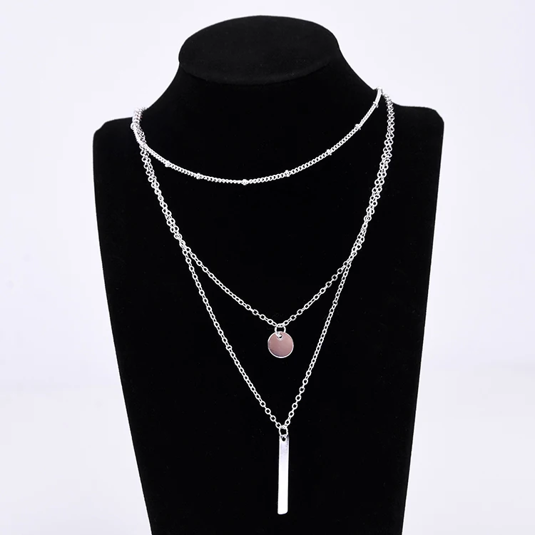 Popular Silver Color Long Chain Women 