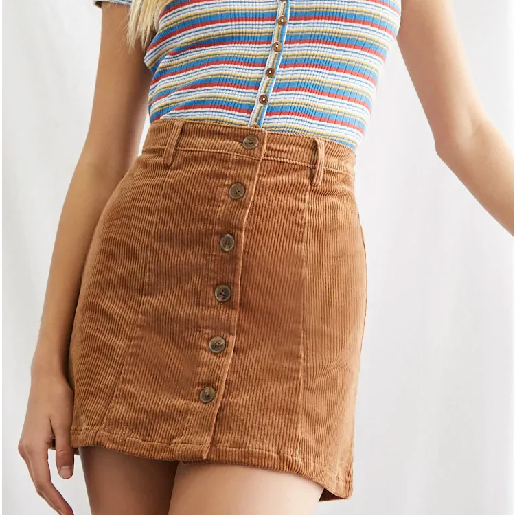 Button down shop skirt wholesale