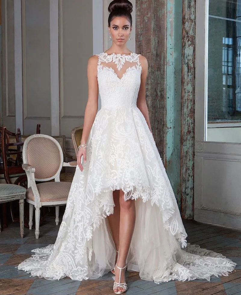 Short In Front Wedding Dress With Long Train Dresses Short In Front Wedding Dress With Long Train 119