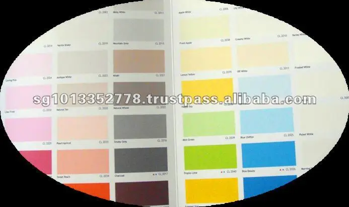 Colour Card Book Printing for Building