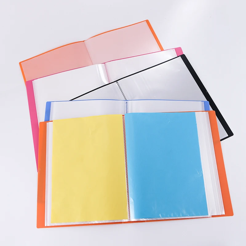 100 Pocket Clear Book A4 Clear Book Document Holder File Organizer ...