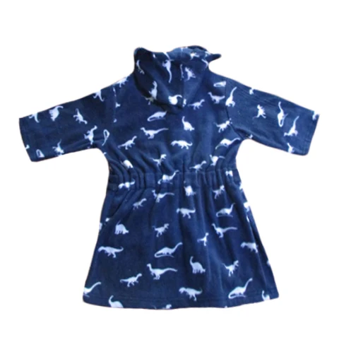 Оптовая продажа, горячая распродажа, дешевый детский банный халат с единорогом и динозавром