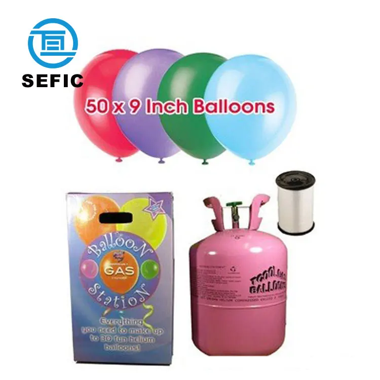 Portable Inflate He Cylinder Disposable Helium Gas Tank 13.4L
