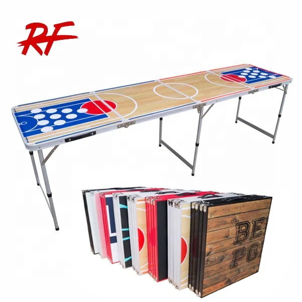 Custom Design Party Waterproof Aluminum Foldable Beer Pong Table Buy Beer Pong Table