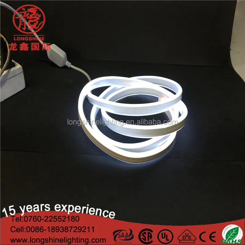 Светодиодная двухсторонняя подсветка гибкая лента неоновое освещение для праздничного украшения