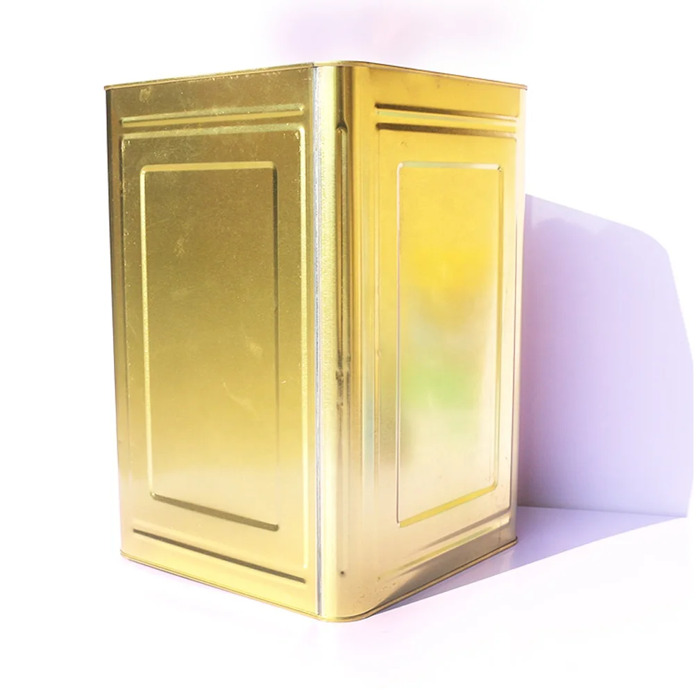 20 Liters Empty square Metal Tin Can for Olive Oil