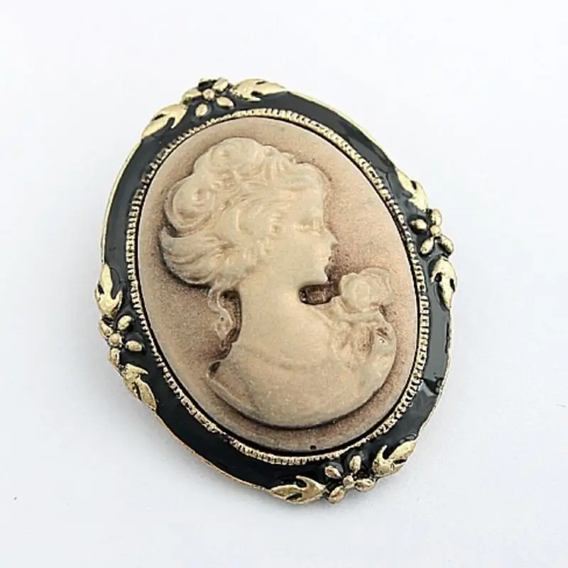 Lady Head Face Brooch 2025