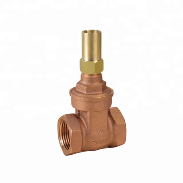 Bronze Gate Valve With Lockshield Pn20 3262