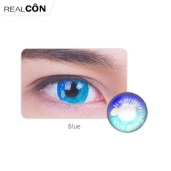 AFancy Pro Color Coscon 8 Colors Anime Eye Soft Lenses Disposable Silicone Hydrogel Contact Lenses Halloween Crazy Contact Lens