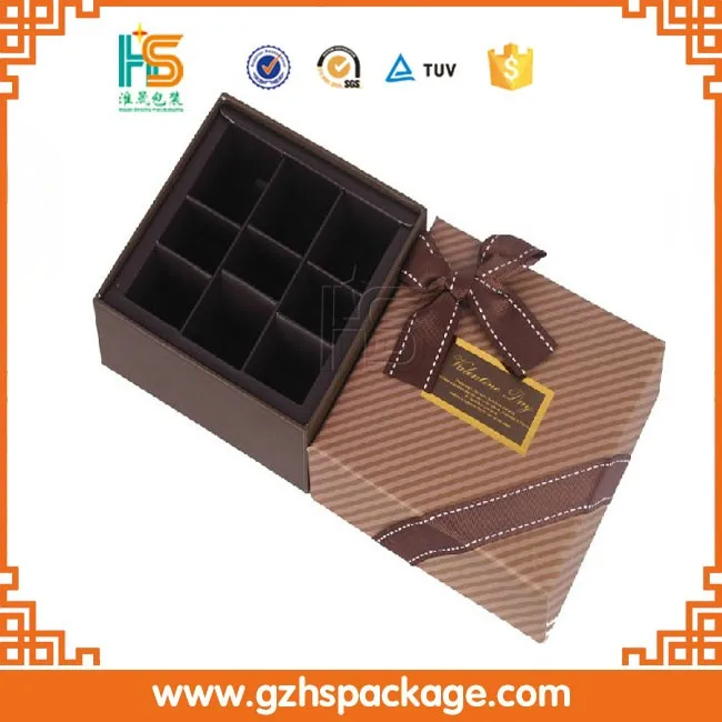 Шоколадно-коричневый коробки/конфеты коробка/коробка конфет оптовая