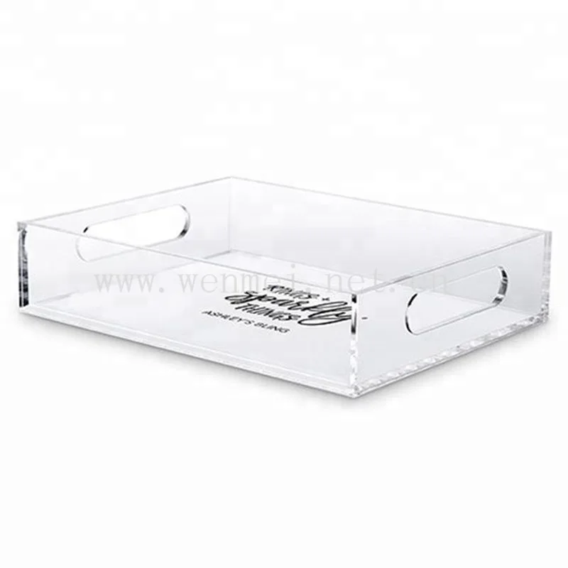 Customized Square Acrylic Tray Clear Acrylic Tray For Serving Buy