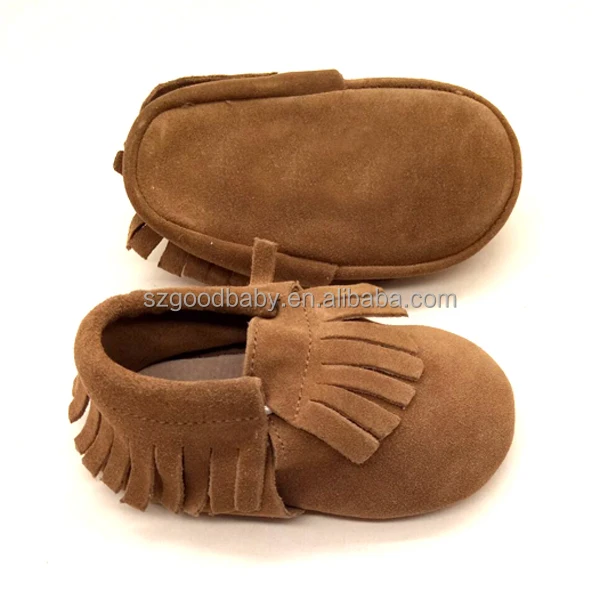 Мокасины детские из натуральной кожи на мягкой