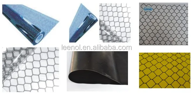 LN-7028 ESD Grid Anti-static Pvc Curtain