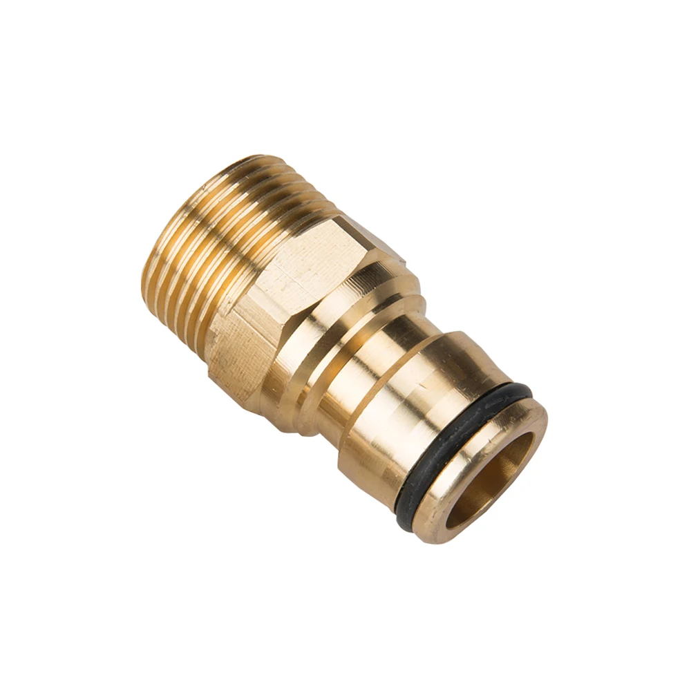 3//4/" Brass Hose Connector Screw Tap Fitting Garden Water Pipe Quick Adaptor