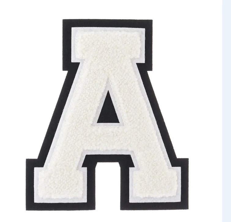 Craft Supplies & Tools Alphabet AZ Letter Patches adhesive patch