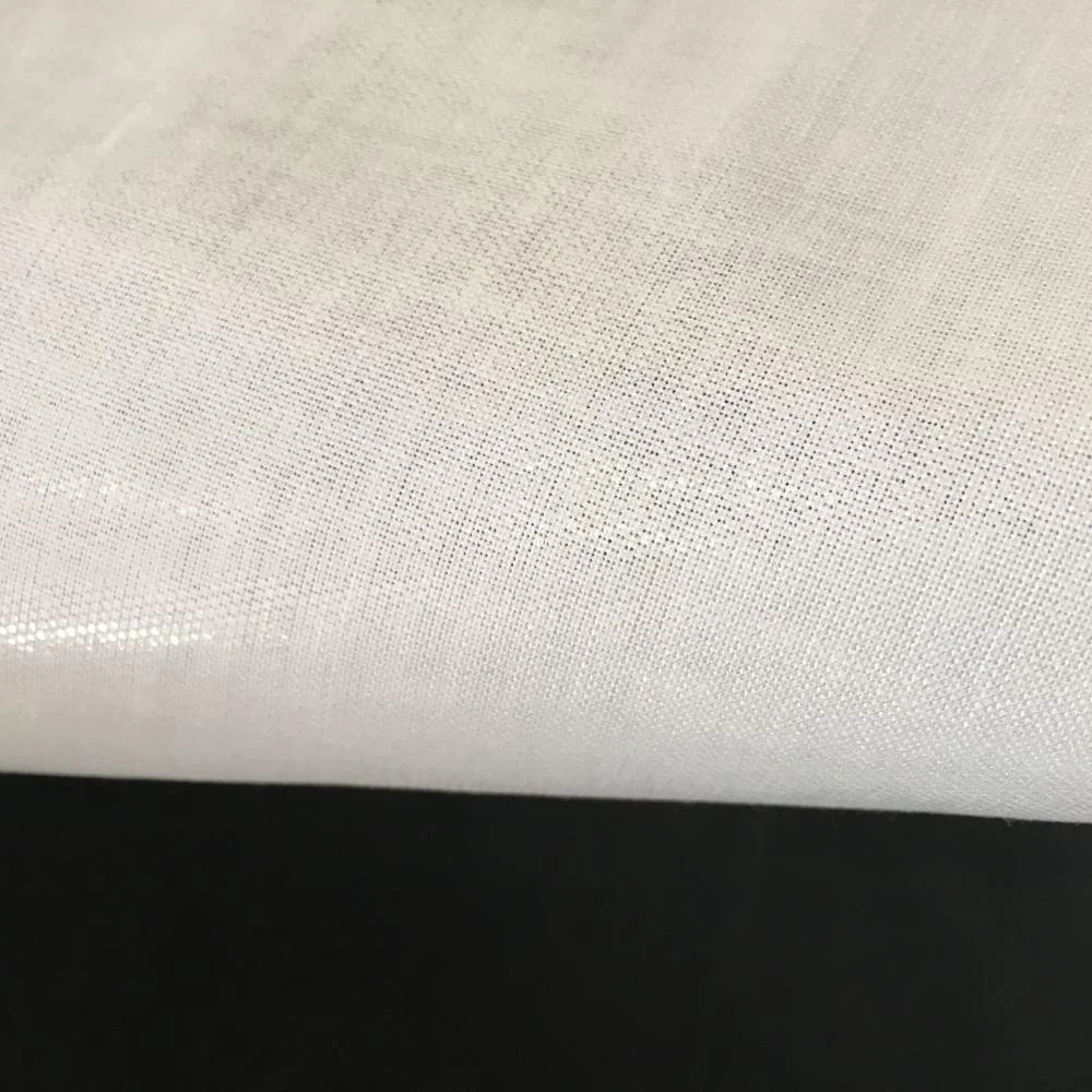 Thermo Fusing Woven Interlining Fabric Fusible Necktie Interlining for Suit Shirt Collar Fusing With Glue Manufacturer Supply
