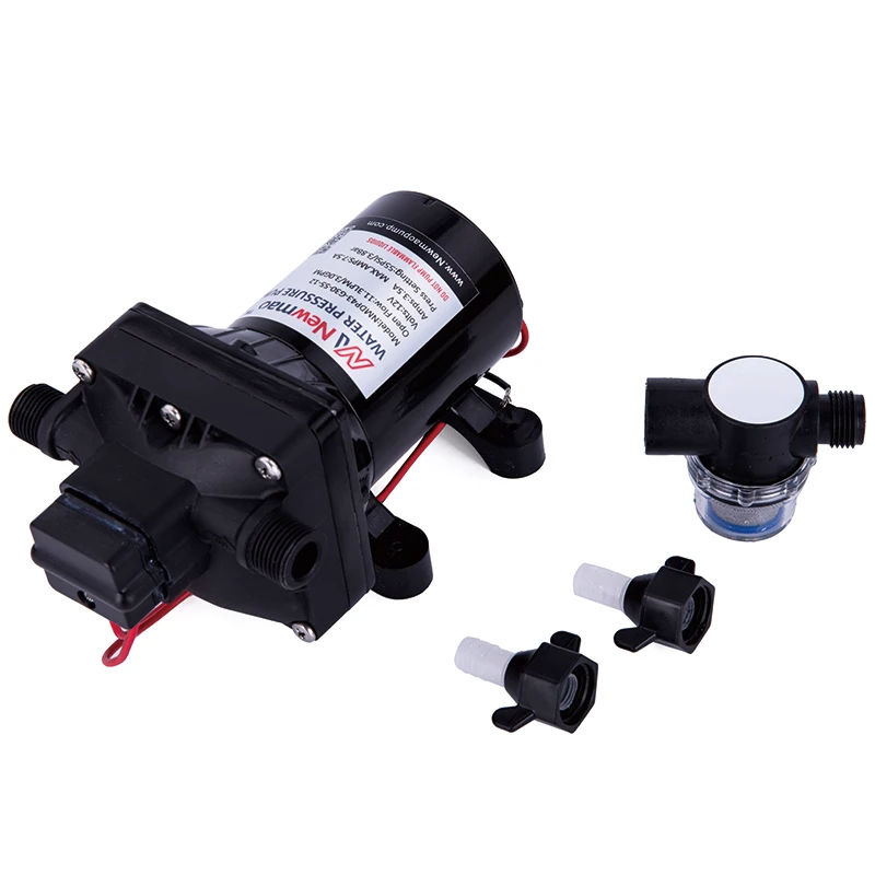 
 Newmao походный водяной насос с диафрагмой для подачи пресной воды в открытый RV 12V 24V 55PSI 3GPM  
