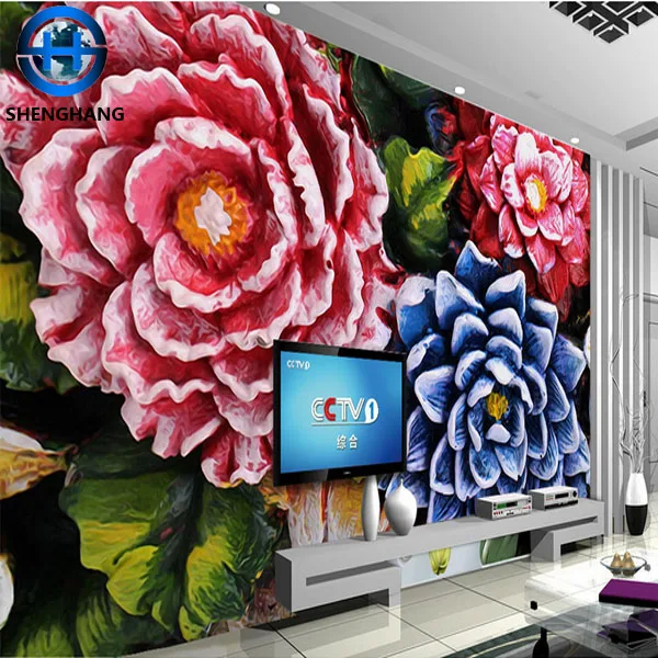Damask 5d Wallpaper Designs Flower Pattern Great hd 8d Effect in China Cheap Price Wholesale