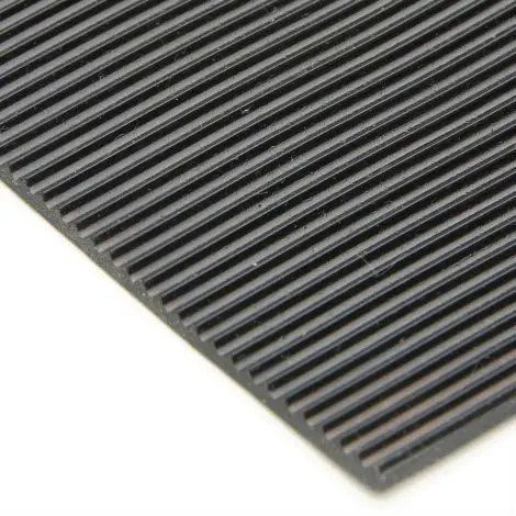 Corrugated Fine Rib Rubber Runner Mats - The Rubber Flooring Experts