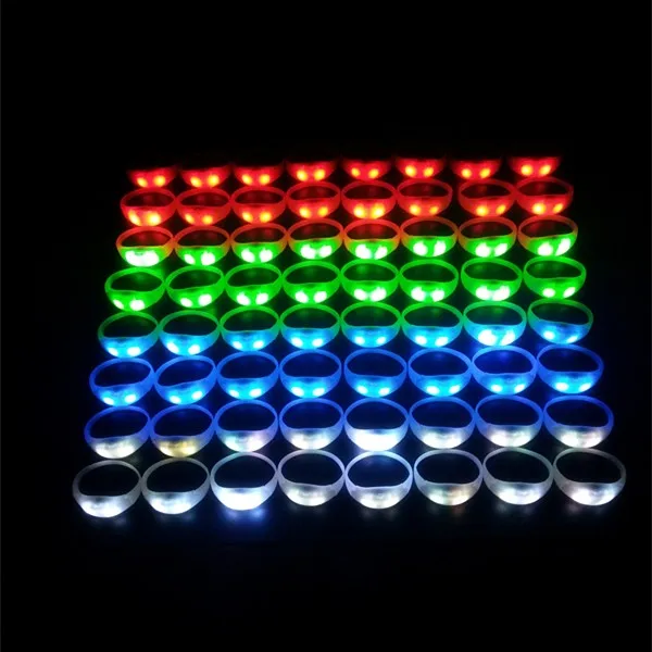 In Stock LED Display Bracelet Light-Up Wristband for Festival Party Graduation & Ramadan Programmable Flashing Bracelet