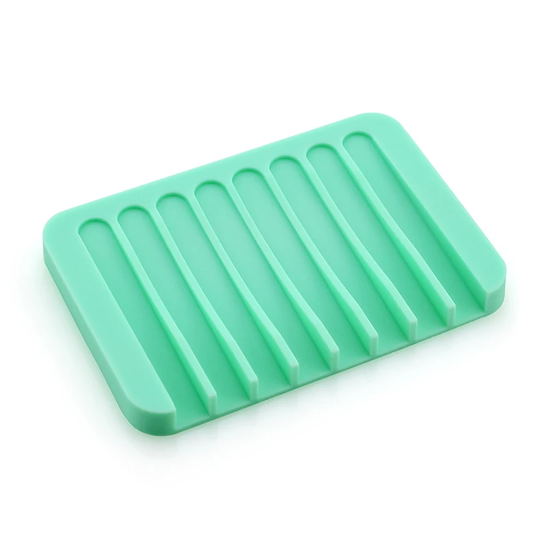 Multicolor Silicone Soap Tray 1Pc - Flexible Silicone Soap Dish