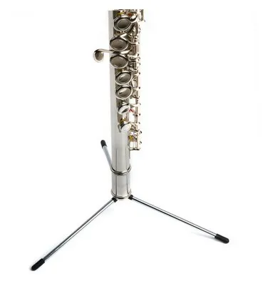 Folded Flute Stand   with 3 legs holds flute stably music stand
