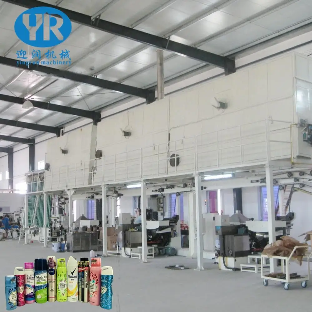 Усовершенствованная алюминиевая производственная линия для аэрозольных баллончиков/машина для аэрозольных баллончиков для продажи