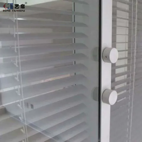 New Design Aluminum Fixed clear Glass windows with Built in Blinds Double Glazing Windows With Blinds Inside