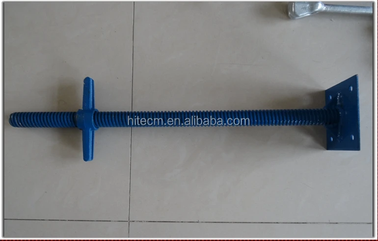 High Strength Adjustable Scaffolding Leg for Supporting Scaffolding