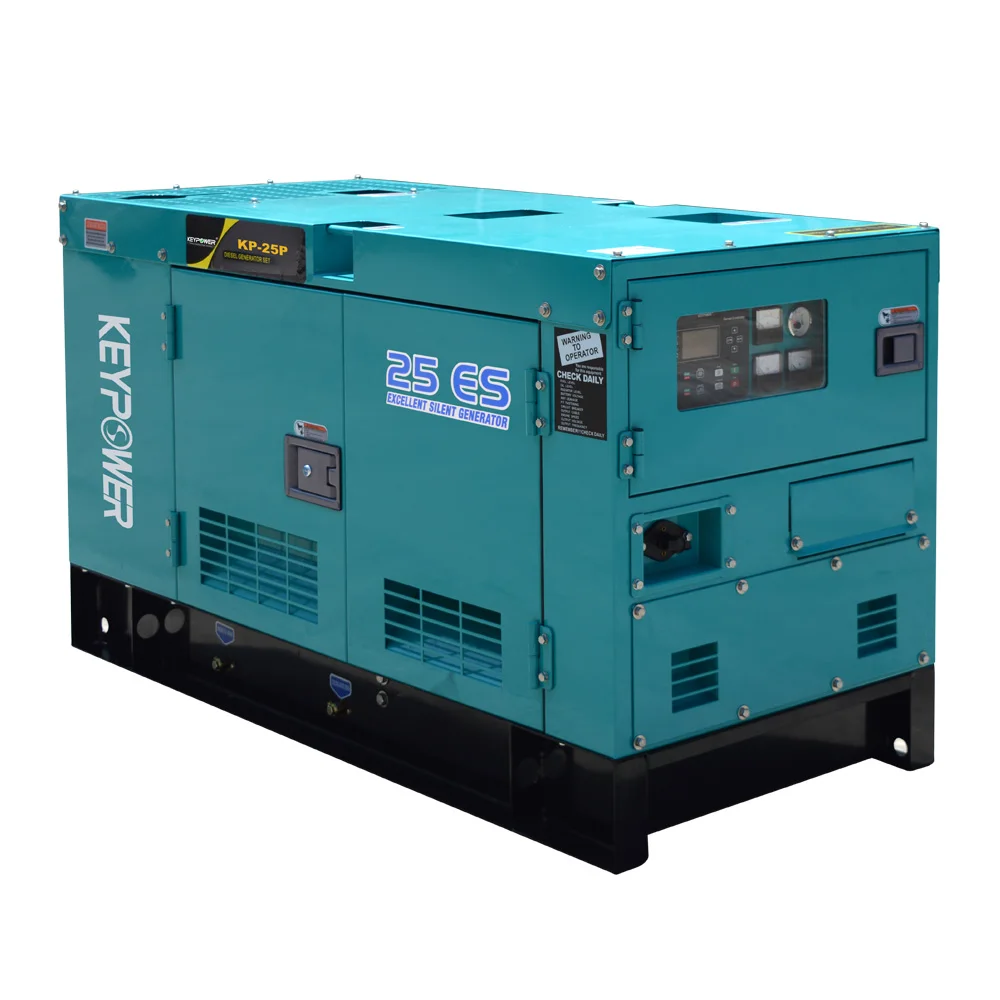 Diesel Generator 25kva Set Water Cooled Silent Type Denyo Generator