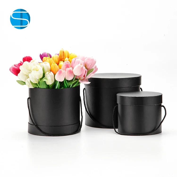 Flower Hat Boxes, Round Flower Box
