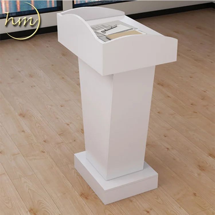 Cheap Hotel Wooden Church Lectern Pulpit / Wooden Rostrum/Church Rostrum
